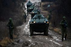 Training in Armoured-Reconnaissance Battalion