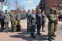 Minister Vučević lays wreath to commemorate Remembrance Day for Victims of NATO Aggression