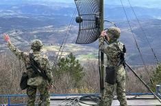 Тактичка вежба батаљона везе из састава Копнене војске