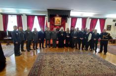 Serbian Patriarch Porfirije receives 12th generation of students pursuing Advanced Security and Defence Studies