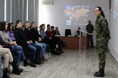 Faculty of Security Studies students visit Peacekeeping Operations Centre