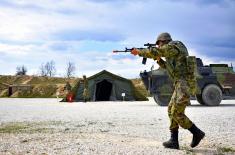 Провера обучености пешадијске чете за учешће у мировним операцијама