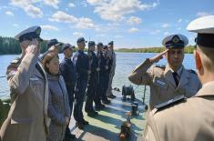 Commemoration of sinking of Drava river monitor
