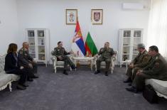 Visit from Commander of Bulgarian Land Forces