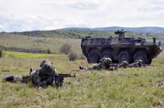 Редовна обука у пешадијским батаљонима Војске Србије