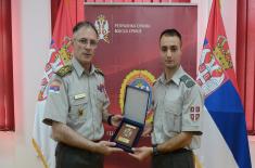 Meeting with Distinguished Athlete of Serbian Armed Forces Đuro Borbelj