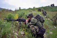 Редовна обука у пешадијским јединицама Војске Србије