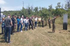 Обилазак јединица Војске Србије у Копненој зони безбедности