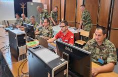 Mechanized battalion conducts computer assisted exercise