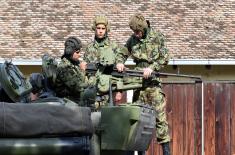 Armoured and infantry units’ training