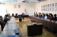  Study Visit to Air Force and Air Defence by Students of the Military Grammar School