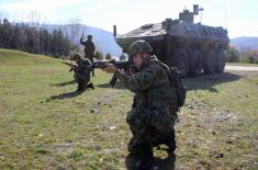 Training on Armoured Fighting Vehicles “Lazar 3”