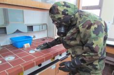 CBRN Service members undergo training
