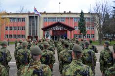 Candidates for Special Units Take Oath