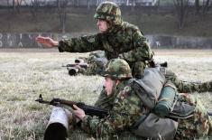 Soldiers undergo basic training