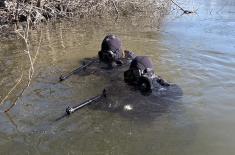 Obuka brodskih ronilaca u Rečnoj flotili