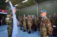 Rotation of SAF units in peacekeeping operation