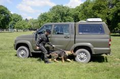 Training course in explosive ordnance detection