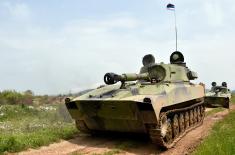 Soldiers and future NCOs in stationary camp