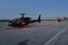 Night flight training