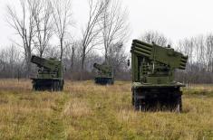 Crews using modern artillery systems conduct regular training