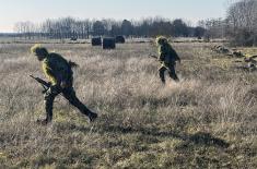New intake of junior soldiers in training