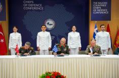 Учешће на Конференцији начелника генералштабова балканских земаља