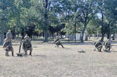 Обука кандидата из грађанства за подофицире Војске Србије