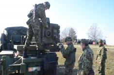 Training on Artillery Missile System