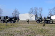 Training on Artillery Missile System