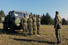 Training on Artillery Missile System