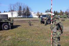 Training on Artillery Missile System