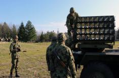 Training on Artillery Missile System