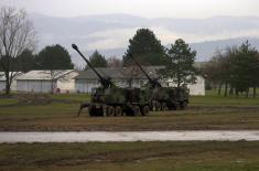 President of the Republic visits SAF units in Niš garrison