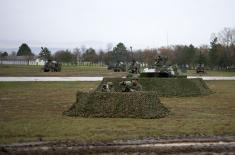 President of the Republic visits SAF units in Niš garrison