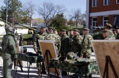 Tour of SAF units in Prokuplje Garrison