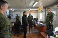 Министар Стефановић у бази Сектора Исток мисије UNIFIL у Либану