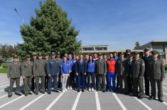 Minister Stefanović Meets Military Athletes