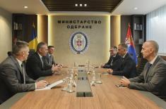 Састанак министра Стефановића са директором румунске Војнообавештајне управе