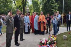Monument to Second Lieutenant Leovac Unveiled in Pljevlje