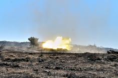 Tank, infantry units conduct live fire drills