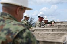 Joint engineering training of members of the Serbian Armed Forces and the Ohio National Guard