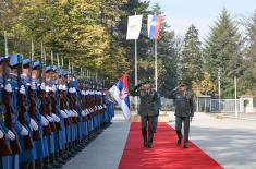 Visit from Commander of National Guard Cyprus