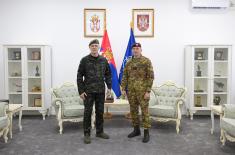 Meeting between Chief of General Staff and KFOR Commander