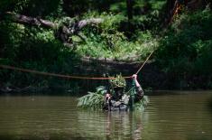 Scouts train to overcome water obstacles