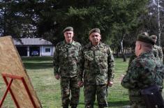 Visit to SAF units in Požega