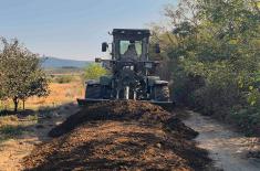 Inžinjerci Vojske Srbije pomažu meštanima prokupačkih sela