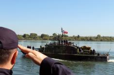 Вежба речних јединица Србије и Румуније на Дунаву