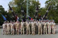 Awarding decorations to members of the contingent engaged in the UN mission in Cyprus