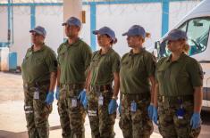 Chief of General Staff visits our peacekeepers in the Central African Republic